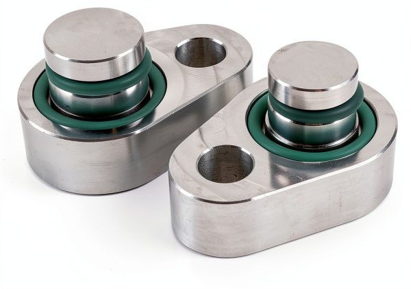 Rear AC Block Off Kit Jetuplusllc Aluminum Fitting-1