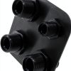 Heater Bulkhead Hose Fitting SHLPDFM Black-2