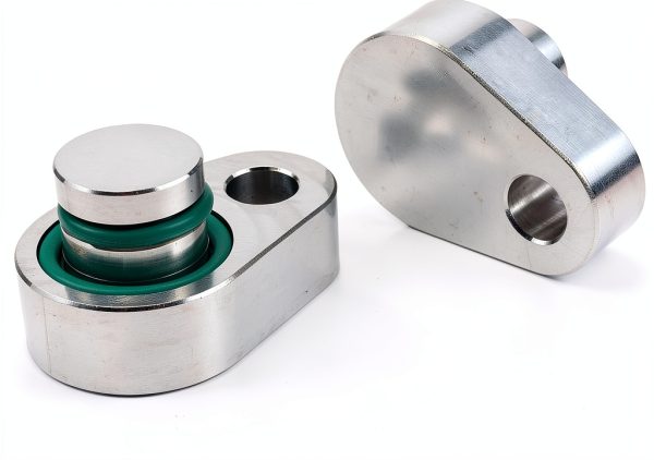 Rear AC Block Off Kit Jetuplusllc Aluminum Fitting-3