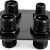 Heater Bulkhead Hose Fitting SHLPDFM Black-1