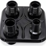 Heater Bulkhead Hose Fitting SHLPDFM Black-0