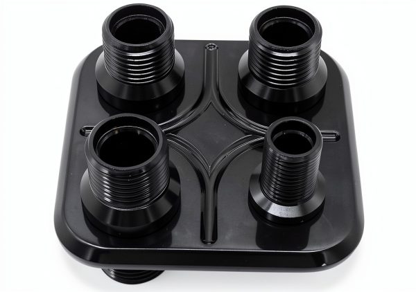 Heater Bulkhead Hose Fitting SHLPDFM Black-0