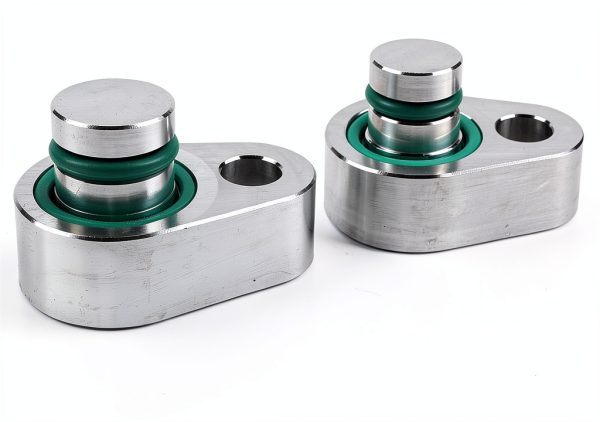 Rear AC Block Off Kit Jetuplusllc Aluminum Fitting-5