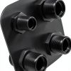 Heater Bulkhead Hose Fitting SHLPDFM Black-3