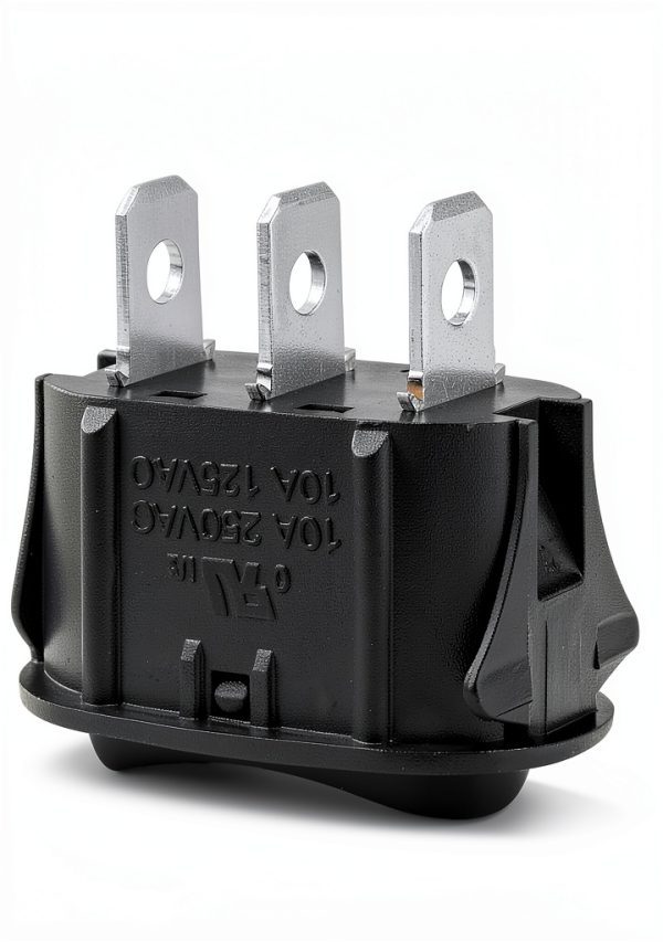 2Pcs SR561117 Range Hood Rocker Switch for Broan Nutone Black-3