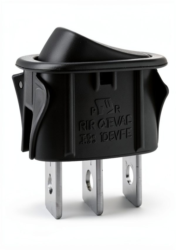 2Pcs SR561117 Range Hood Rocker Switch for Broan Nutone Black-1